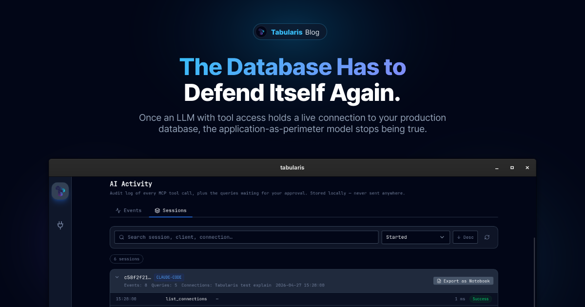 The Database Has to Defend Itself Again