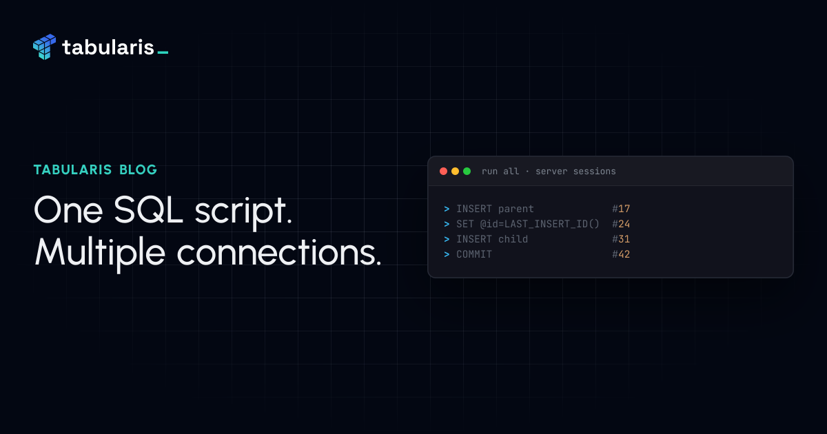 We Accidentally Ran One SQL Script Across Multiple Database Connections