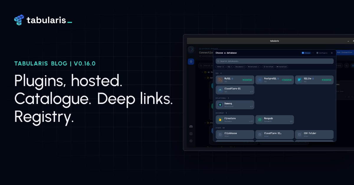 v0.16.0: A Hosted Plugin Registry, Kubernetes Your Way, and Backups That Encrypt Themselves