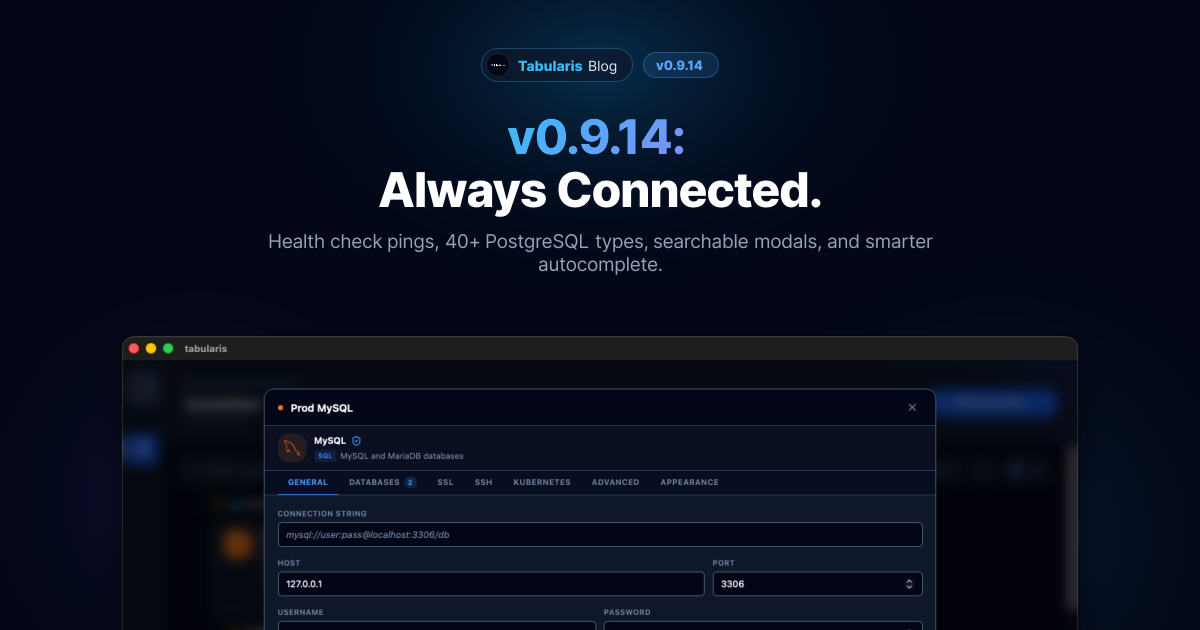 v0.9.14: Always Connected