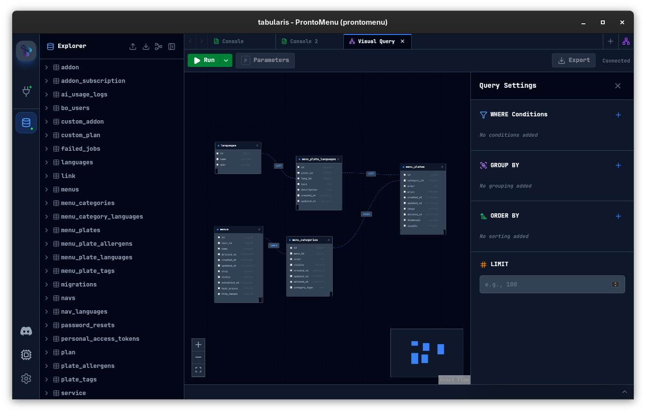 Visual Query Builder