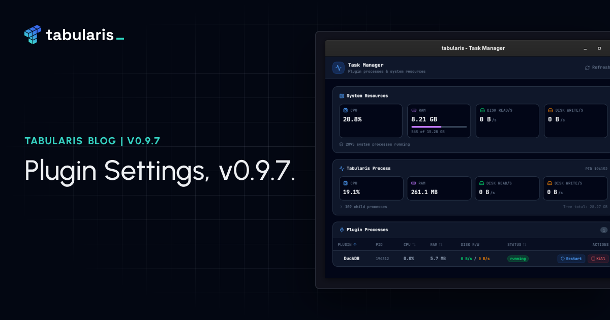 Plugin Settings, Connection Groups, and Credential Cache: v0.9.7