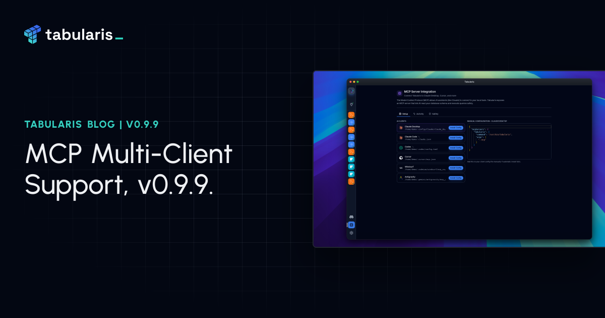MCP Multi-Client Support and Connection Improvements: v0.9.9